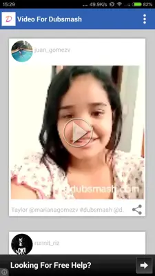 Video Player For Dubsmash android App screenshot 2